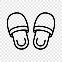 slipper, slippers icon svg