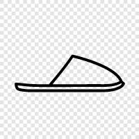 slipper, slippers for women, slippers for men, slippers icon svg