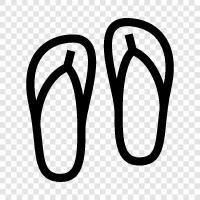 slipper, slippers icon svg