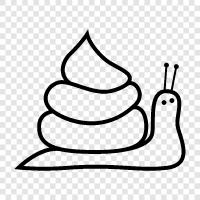 slugs, snails, garden slug, common slug icon svg
