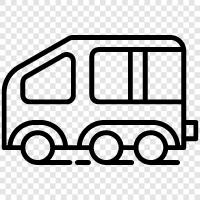 small bus, school bus, shuttle bus, mini bus icon svg