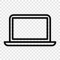 small computer, laptop, ultrabook, netbook Значок svg