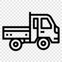 small truck, toy truck, miniature truck, small car icon svg