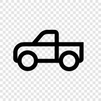 small truck, small pickup, pickup, truck icon svg