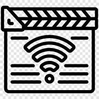 Smart Board, digitales Clapperboard, Smartboard, digitale Aufzeichnung symbol