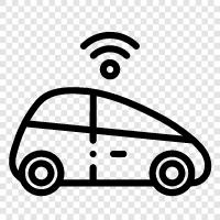 Smart Cars, Electric Cars, SelfDriving Cars, Car Technology icon svg