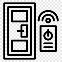 smart home, security, automation, doorbell icon svg