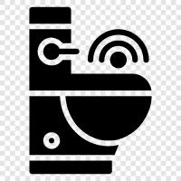 smart toilet paper, smart toilet seat, smart toilet technology, smart toilet icon svg