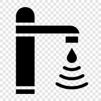 smart water faucet, smart kitchen faucet, smart bathroom f, smart faucet water icon svg