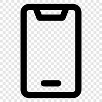 smartphone, cell phone, Android, iPhone icon svg