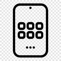 smartphones, mobile phone, cellular phone, phone icon svg