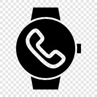 smartwatch phone, watch phone, wristwatch phone, Smartwatch call icon svg