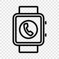 smartwatch, watch phone, phone watch app, phone watch iphone icon svg