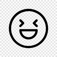 smile emoticon, happy face emoticon, happy emoji, happy icon icon svg