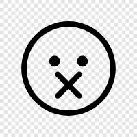 smiley, winking emoticon, sad emoticon, angry emoticon icon svg