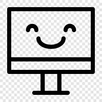 smiley, frowny, heart, thumbs up icon svg