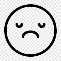 smiley, frowny, happy, sad icon svg