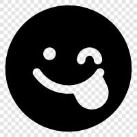 smileys, humor, text emoticons, happy icon svg