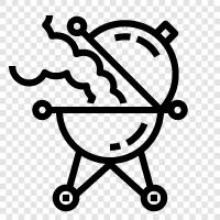 smoked, ribs, brisket, sausage icon svg