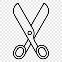 snipping, cutting, shears, kitchen icon svg