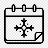 snow, holiday, Christmas, New Year s icon svg