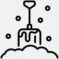 Snow Shoveling, Snow Shovel, Snow Shoveling Service icon svg