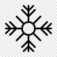 snow, flakes, precipitation, ice icon svg