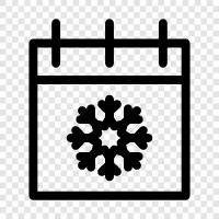 snow, Christmas, winter wonderland, icicles icon svg