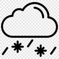 snow, wet, cold, snowstorm icon svg