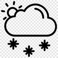 snowfall, winter, flakes, beautiful icon svg