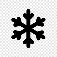 snowflake, snowflakes, flakes, white icon svg