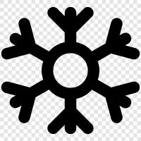 snowflake, Christmas, winter, flake icon svg