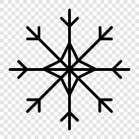 snowflake, snowflakes, ice crystal, ice flake icon svg