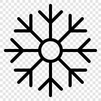 snowflakes, winter, cold, flakes icon svg