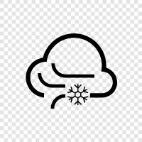 snowflakes, flakes, snow, winter icon svg