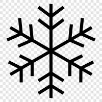 snowflakes, flakes, snow, winter icon svg