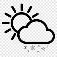 snowing, flakes, flurries, snowstorm icon svg