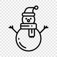 snowman, snowwomen, snowman sculpting, snowman art icon svg