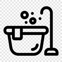 soaking, cleansing, tub, spas icon svg