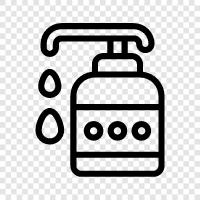 Soap, Lotion, Dishwashing, Scrubbing icon svg