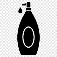 soap bottle, soap dispenser, liquid soap, travel size icon svg