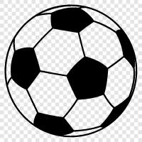 soccer ball, soccer game, soccer player, soccer team icon svg