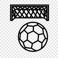 soccer ball, soccer goals, soccer players, soccer team icon svg