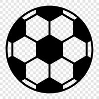 Fußball, Fußballball, Fußballziele, Fußballnetz symbol