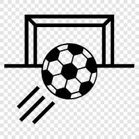 soccer goal post, soccer goal keeper, soccer goal scorer, soccer goal video icon svg