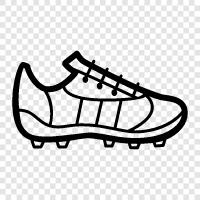 soccer, foot, sports, shoes icon svg