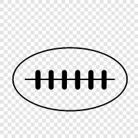 Fußball, American Football, Canadian Football, Rugby symbol