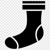 sock, socks, wearing socks, stocking feet icon svg