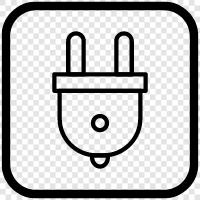 Steckdose, USB, Netz, Adapter symbol