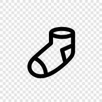 socks, warmth, winter, feet icon svg